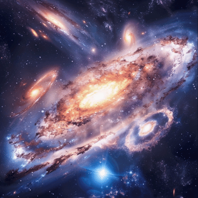 Galaxias en Colisión: Implicaciones Cósmicas para el Futuro de la Exploración Espacial y la Política Astronómica