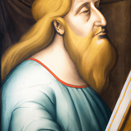 Los grandes maestros del Renacimiento italiano: Miguel Ángel, Leonardo da Vinci y Rafael.